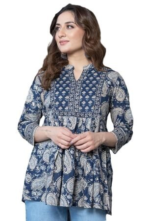 Arayna Women's Pure Cotton Tunic Top